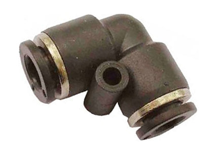 KONFIT RACCORDO A GOMITO INTERMEDIO IN POLIMERO NERO ART. RP54