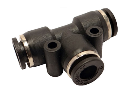 KONFIT RACCORDO A T INTERMEDIO IN POLIMERO NERO ART. RP55