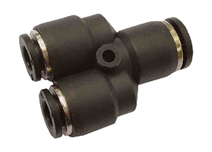 KONFIT RACCORDO A Y INTERMEDIO IN POLIMERO NERO ART. RP73