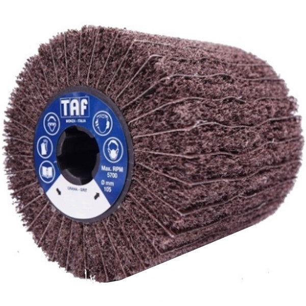 TAF RUOTA PER SATINATRICE MISTA D.MM105X100 FORO D.MM19