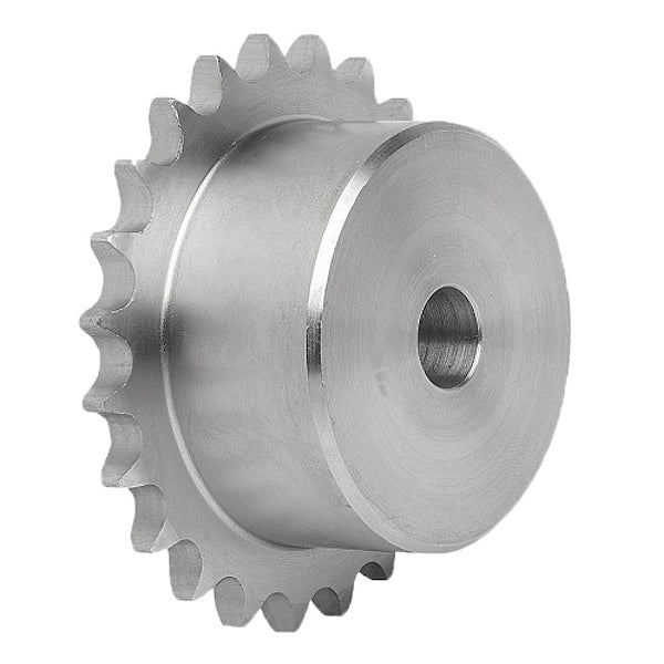 PIGNONE SEMPLICE PER CATENE DIN 8187 ISO 06B-1 PASSO 3/8"X7/32" Z17