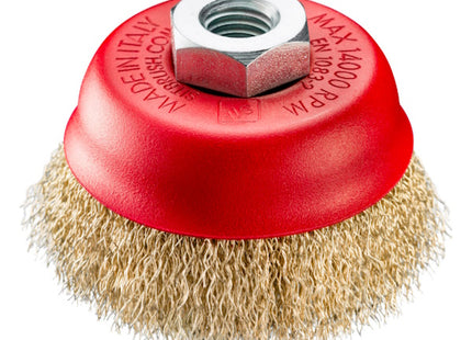 SIT SPAZZOLA A TAZZA IN ACCIAIO OTTONATO