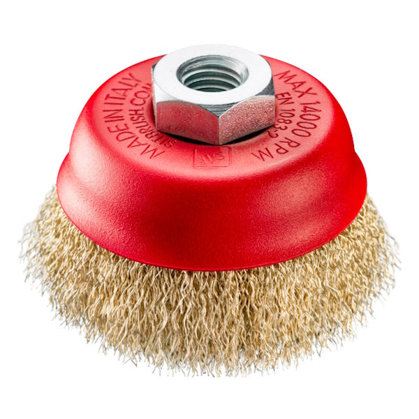 SIT SPAZZOLA A TAZZA IN ACCIAIO OTTONATO