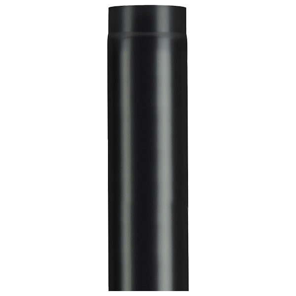 SAVE TUBO PER STUFE PLUS PORCELLANATO NERO OPACO*