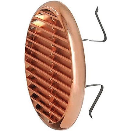 LA VENTILAZIONE GRIGLIA IN ABS TONDA CON MOLLE COLORE RAMATO