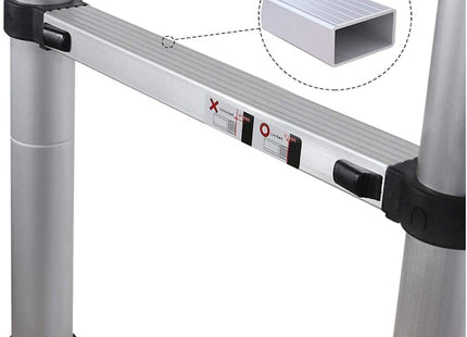 SCALA TELESCOPICA DIRITTA ALLUMINIO CM76-260