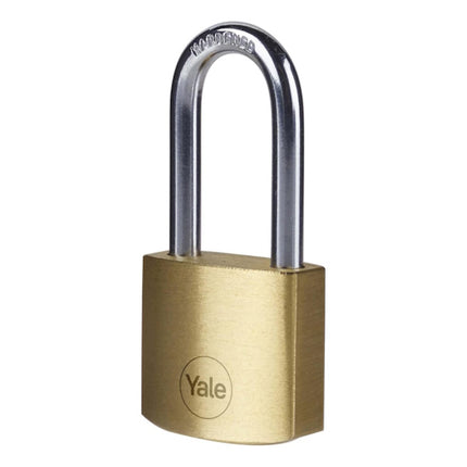 YALE LUCCHETTO OTTONE ARCO MEDIO IN BLISTER