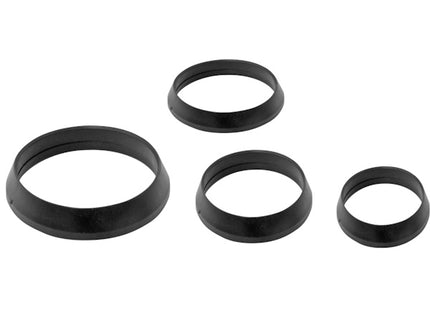 IDRO-BRIC GUARNIZIONI CONICHE PER CANOTTI DA 3/8"-1/2"-3/4"-1" CONF.PZ8