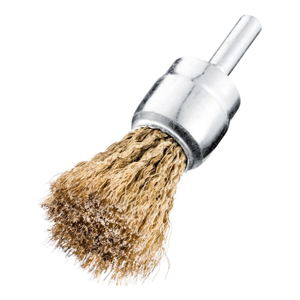 SIT SPAZZOLA A PENNELLO IN ACCIAIO OTTONATO CON GAMBO D.MM28 ART.0821