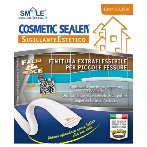 ULLMANN SMILE NASTRO SIGILLANTE ESTETICO MM10X3,35MT BIANCO