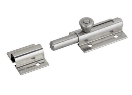 ALDEGHI ART. 216 CATENACCIO TRASVERSALE ASTA TONDA IN ACCIAIO INOX