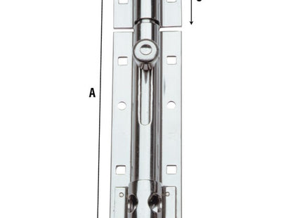 ALDEGHI ART. 250 CATENACCIO PORTA LUCCHETTO ASTA TONDA IN INOX