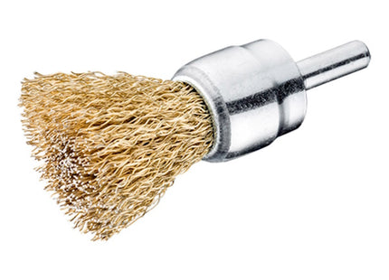 SIT SPAZZOLA A PENNELLO IN ACCIAIO OTTONATO CON GAMBO D.MM28 ART.0210