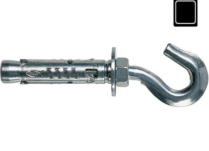 FISCHER  TASSELLI IN ACCIAIO CON GANCIO TA M G K IN BLISTER