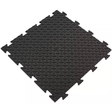 ARTPLAST LINEA TENAX PIASTRELLA IN PVC CHICCO RISO MM500X500x8 NERA