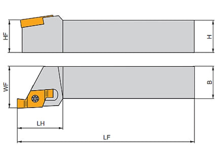 IMPERO UTENSILE PER TORNITURA ART. P61.SFR-2020K-06