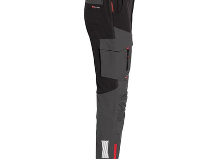 ISSA PANTALONE DA LAVORO WISE TROUSERS COLORE GRIGIO/NERO