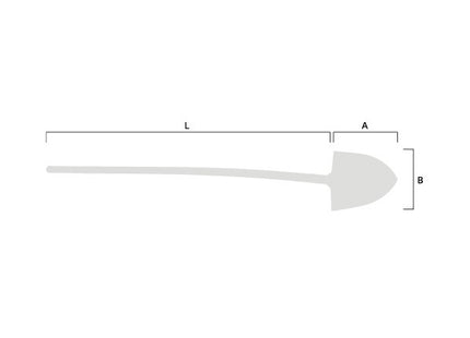 AUSTRALIAN PALA IN ALLUMINIO CON MANICO IN LEGNO CM140