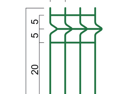 CAVATORTA PANNELLO PANOPLAX MAGLIA MM200X55 FILO MM4 COLORE VERDE