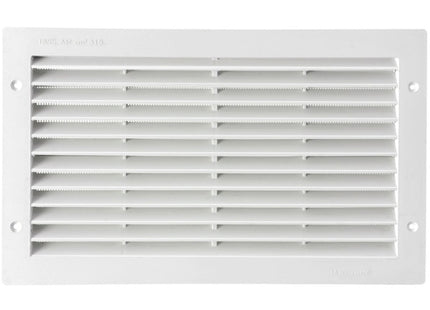 LA VENTILAZIONE GRIGLIA IN ABS DA INCASSO CON RETE MM380X230 BIANCO