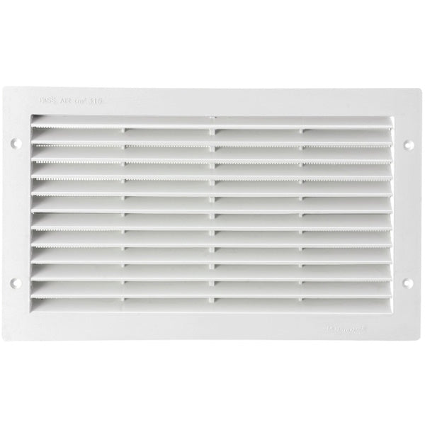 LA VENTILAZIONE GRIGLIA IN ABS DA INCASSO CON RETE MM380X230 BIANCO