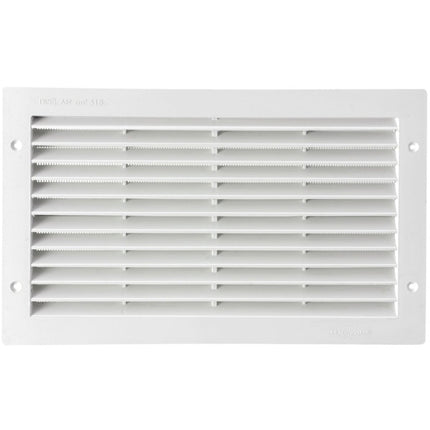 LA VENTILAZIONE GRIGLIA IN ABS DA INCASSO CON RETE MM380X230 BIANCO
