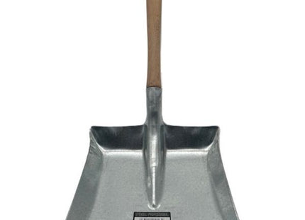 VILLA & SPREAFICO PALETTA PER CARBONE MOD. T22 Z CM23X23 MANICO IN LEGNO