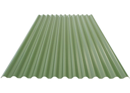 LA VENTILAZIONE LASTRA ONDINA SMALL VERDE OLIVA MM1115X1200