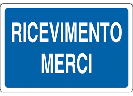 SEGNALE RICEVIMENTO MERCI IN ALLUMINIO MM300X200