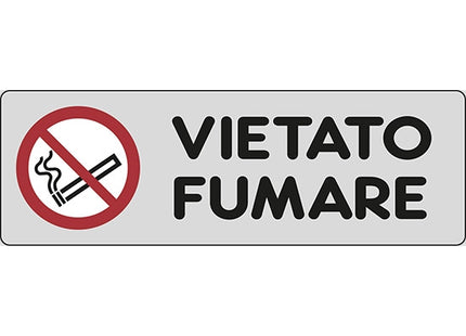 SEGNALE VIETATO FUMARE ADESIVO MM150X 50