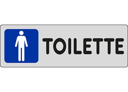 SEGNALE TOILETTE (UOMINI FIG.PICCOLA) ADESIVO MM150X 50