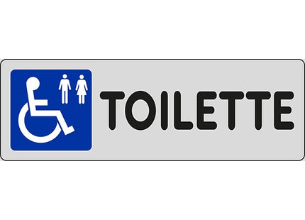 SEGNALE TOILETTE (DISABILI) ADESIVO MM150X 50