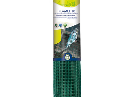 TENAX RETE PLAMET 10 IN FERRO ZINCATO PLASTIFICATO COLORE VERDE