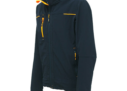 U-POWER GIACCA IN TESSUTO PLUTON CON CAPPUCCIO COLORE DEEP BLUE TG.S*