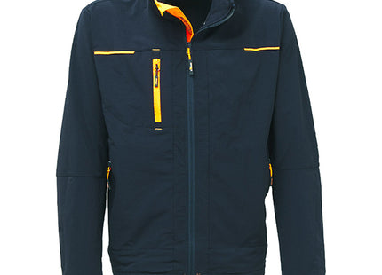 U-POWER GIACCA IN TESSUTO PLUTON CON CAPPUCCIO COLORE DEEP BLUE TG.S*