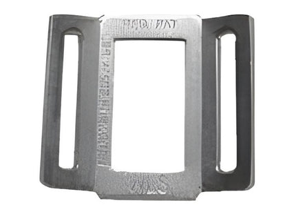 STROPS FIBBIA IN ACCIAIO PER REGGETTA A NASTRO*