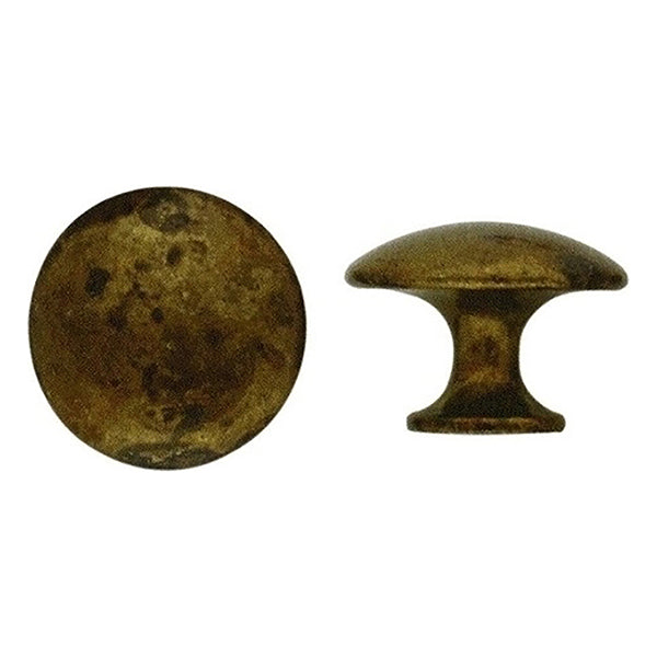 E.CASIRAGHI POMOLO IN OTTONE LISCIO FINITURA ARTE POVERA CONF.PZ 2