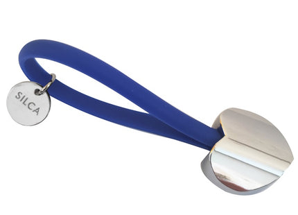 SILCA PORTACHIAVI A CUORE CON LACCIO IN GOMMA