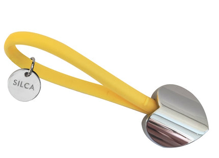 SILCA PORTACHIAVI A CUORE CON LACCIO IN GOMMA