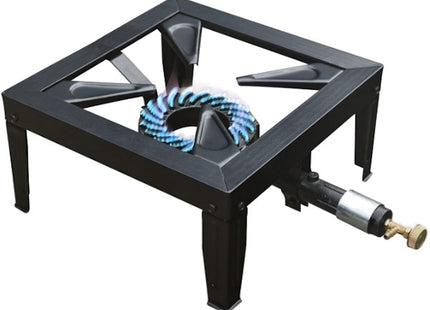 PROJECT FORNELLONE A GAS IN GHISA 4 PIEDI MOD. POWERFIRE 4 H