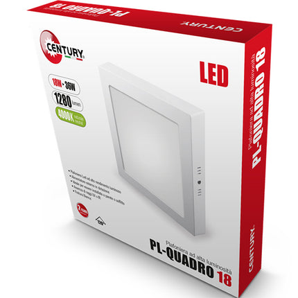 CENTURY PLAFONIERA LED MOD. PL-QUADRO 230V
