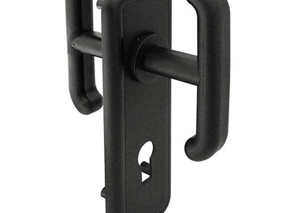 PREFER MANIGLIA PER PORTE BASCULANTI CILINDRO SAGOMATO QUADRO MM8 NERA