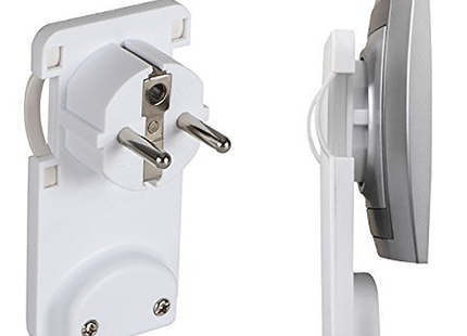 FAEG PRESA CIVILE SCHUKO 2P+T 16A SUPER PIATTA USCITA CAVO 90° BIANCO