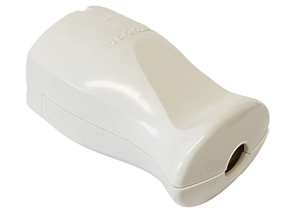 FAEG PRESA CIVILE VOLANTE SCHUKO BIPASSO 2P+T 10/16A BIANCO