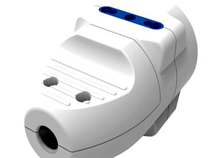 FAEG PRESA CIVILE VOLANTE SCHUKO BIPASSO + 2 PRESE BIPASSO BIANCO 10/16A