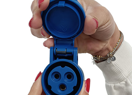 FAEG PRESA INDUSTRIALE VOLANTE CABLAGGIO RAPIDO FAST 2P+T 16A 250V IP44