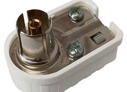 FAEG PRESA PER TV COAX A SQUADRA 75 OHM PASSO CEI MM9,5 BIANCO CONF.PZ2