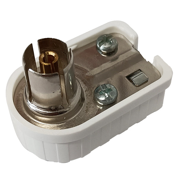 FAEG PRESA PER TV COAX A SQUADRA 75 OHM PASSO CEI MM9,5 BIANCO CONF.PZ2