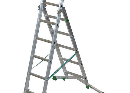 FACAL SCALA SUPER PRIMA 2 ELEMENTI TRASFORMABILE IN ALLUMINIO