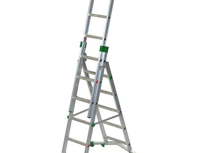 FACAL SCALA SUPER PRIMA 3 ELEMENTI TRASFORMABILE IN ALLUMINIO